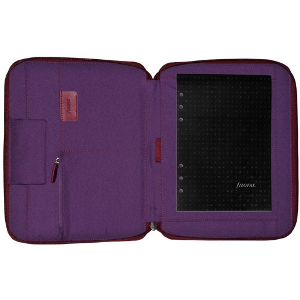 Afbeelding van schrijfmap Filofax A5 Pennybridge raspberry + rits