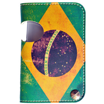 Afbeeldingen van creditcard-etui inTempo 70 x 105 mm vlag Brasil