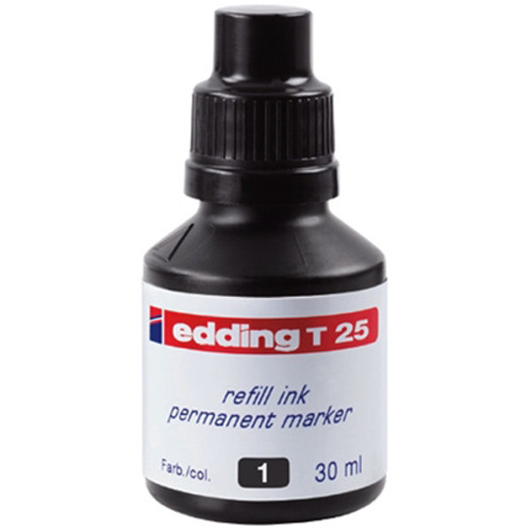 Afbeelding van edding viltstiftinkt T25 zwart