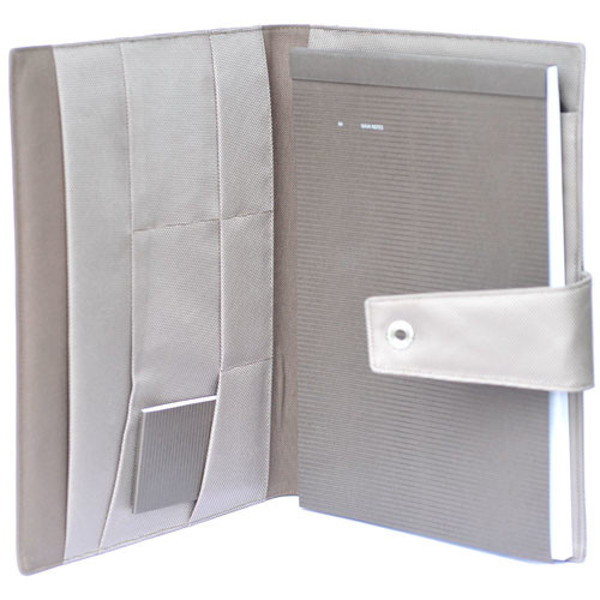 Afbeelding van schrijfmap Nava     A4 Ark portfolio lipsluiting beige