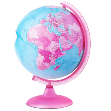 Afbeeldingen van globe Tecnodidattica 25cm Pink met verlichting