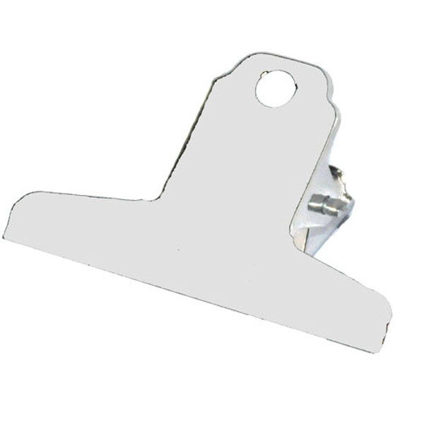 Afbeelding van papierklem Quantore spring clips  100mm - chrome 2stuks
