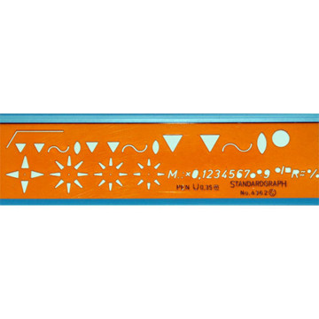 Afbeeldingen van sjabloon Standardgraph 4362 werktuigbouw Dimensioning