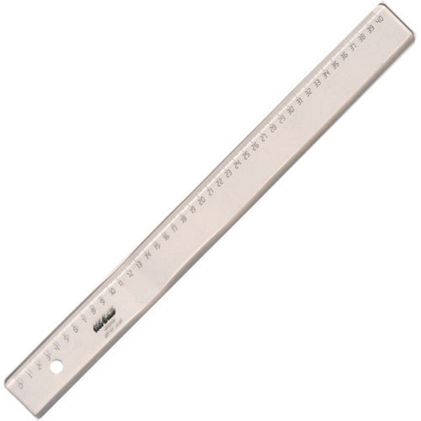 Afbeelding van liniaal Noflash         40cm plastic mat