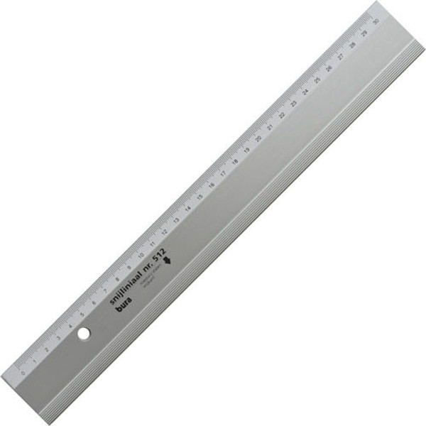Afbeelding van liniaal Bura 512/30     30cm snijliniaal