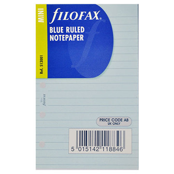 Afbeeldingen van Filofax Mini gelijnd blauw