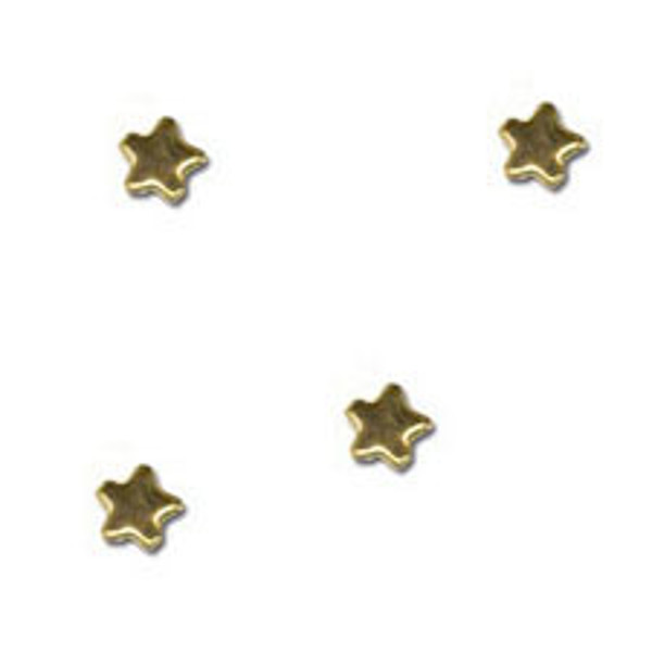 Afbeelding van splitpennen Pickup decoratie mini sterren 16 stuks rood
