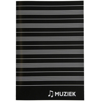 Afbeeldingen van muziekschrift Qbasic A5 staand notenbalk