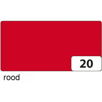 Afbeeldingen van fotokarton Folia 2zijdig B2 (50x70cm) 300gr nr20 - rood