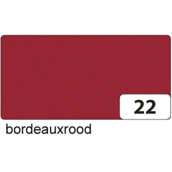 Afbeelding van fotokarton Folia 2zijdig B2 (50x70cm) 300gr nr22 - bordeaux rood