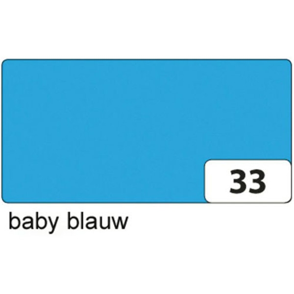 Afbeelding van fotokarton Folia 2zijdig B2 (50x70cm) 300gr nr33 - babyblauw