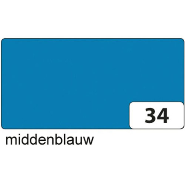 Afbeelding van fotokarton Folia 2zijdig B2 (50x70cm) 300gr nr34 - middenblauw