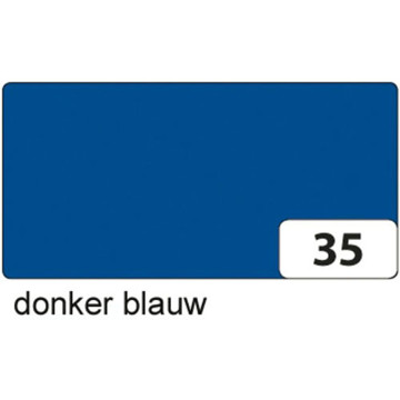 Afbeeldingen van fotokarton Folia 2zijdig B2 (50x70cm) 300gr nr35 - donkerblauw