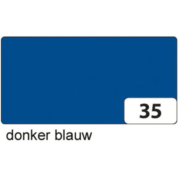 Afbeelding van fotokarton Folia 2zijdig B2 (50x70cm) 300gr nr35 - donkerblauw