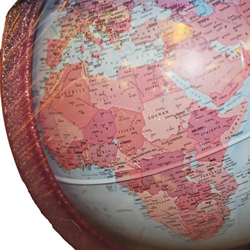 Afbeeldingen van globe Tecnodidattica 25cm Pink met verlichting