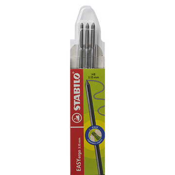 potloodstift Stabilo EASYergo 3.15mm HB 6stuks