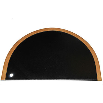 Afbeeldingen van onderlegger Rillstab bureau-set leatherlook zwart / cognac