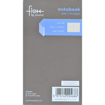 Afbeeldingen van notitieboek Filofax Flex interieur Slim blanco  64 bladzijden