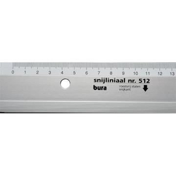 Afbeeldingen van liniaal Bura 512/30     30cm snijliniaal