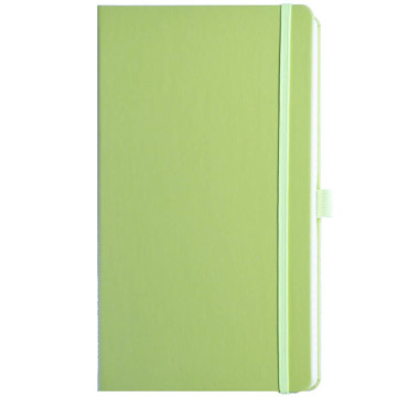 Afbeeldingen van notitieboek Journalbook 135x215mm geruit harde kaft lime