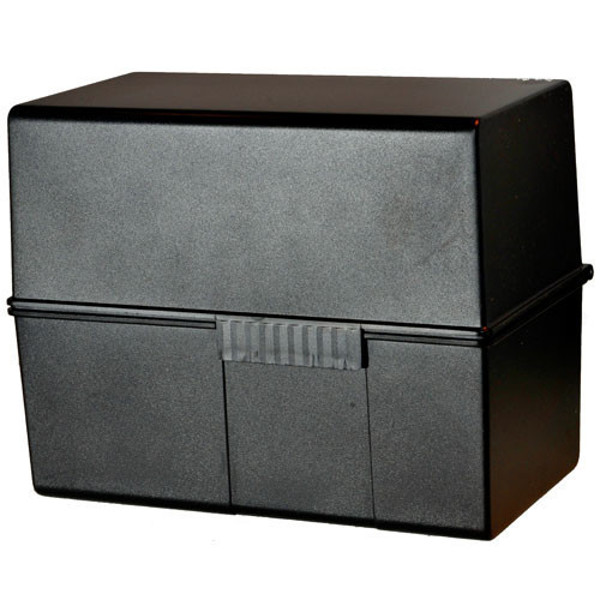 Bild von kaartenbak Han plastic A7 zwart