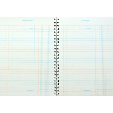 kasboek Atlanta spiraal A5 1 kolom 50blad