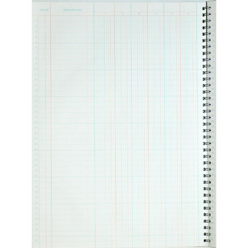 Afbeeldingen van kasboek Atlanta tabellarisch register  54blad 2x 4 kolommen