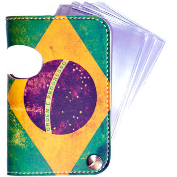 Afbeeldingen van creditcard-etui inTempo 70 x 105 mm vlag Brasil