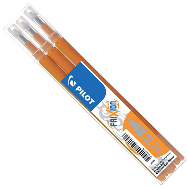 Afbeelding van rollerball vulling Pilot Frixion FR7 Ball 0.35mm Orange - 3stuks