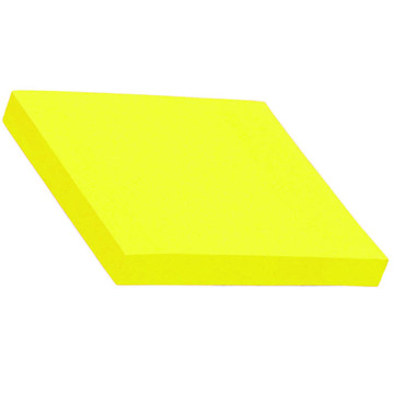 Afbeeldingen van memoblok Quantore  76x76mm neon geel   6stuks a100vel