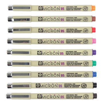 fineliner Sakura Pigma Micron assorti