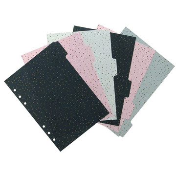 Afbeeldingen van Filofax A5 index 6-tabs Confetti assorti coloured