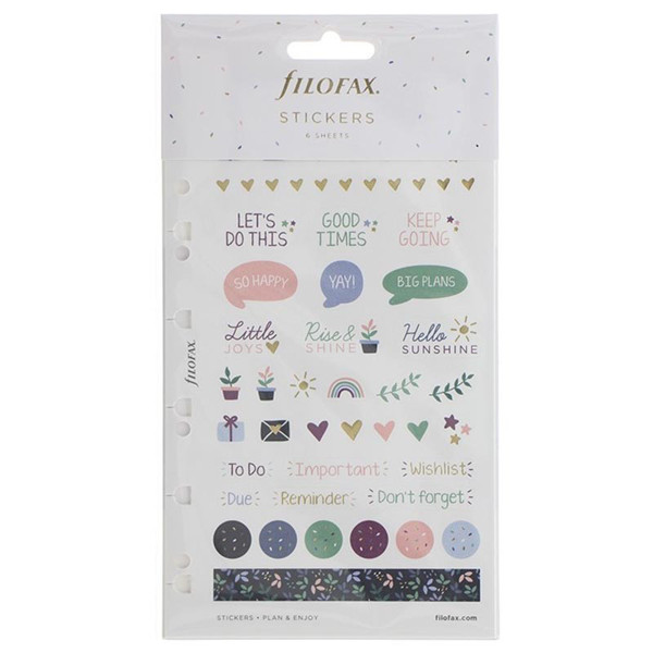 Afbeelding van Filofax Multi-fit Stickers Garden 6vel
