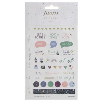 Afbeeldingen van Filofax Multi-fit Stickers Garden 6vel