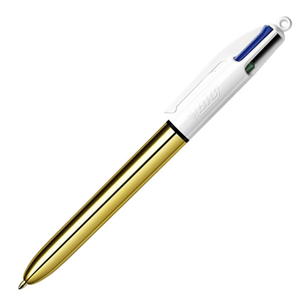 balpen BIC 4-kleuren shine gold