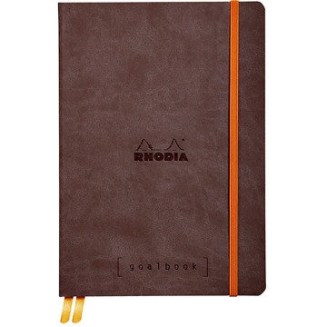 Rhodia Goalbook 145x210mm A5 bullet journal - chocolate