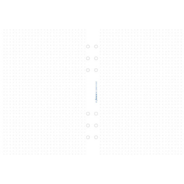 filofax A5 papier dotted wit