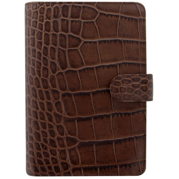 filofax Personal  Classic Croc chestnut