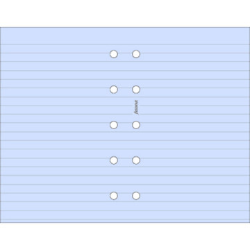 filofax Mini papier gelijnd geel