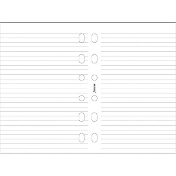 Filofax Pocket gelijnd papier wit