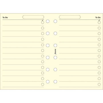 Filofax Pocket To Do cotton cream