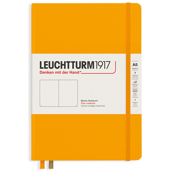 LEUCHTTURM1917 Medium A5 Rising Colour notitieboek Rising Sun blanco