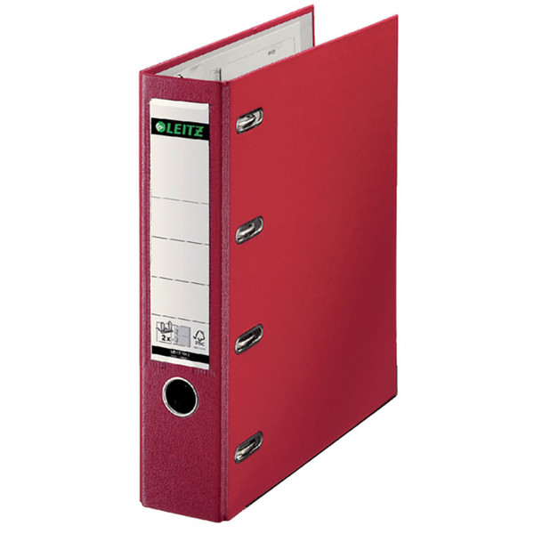 ordner Leitz 1012 - A4 80mm plastic 2-mechaniek rood