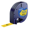 lettertape Dymo Letratag 91202 plastic 12mm x 4m geel