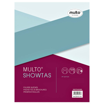 showtas Multo    A3 23-gaats 0.08mm nerf  10stuks - dwars / landscape