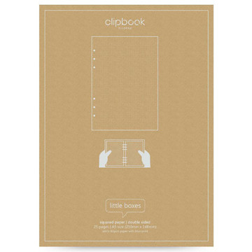 notitieboek Filofax Clipbook A5  interieur squared pages