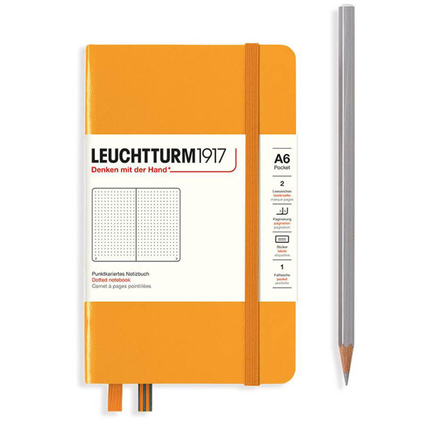 LEUCHTTURM1917 Pocket A6 notitieboek Rising Sun dotted