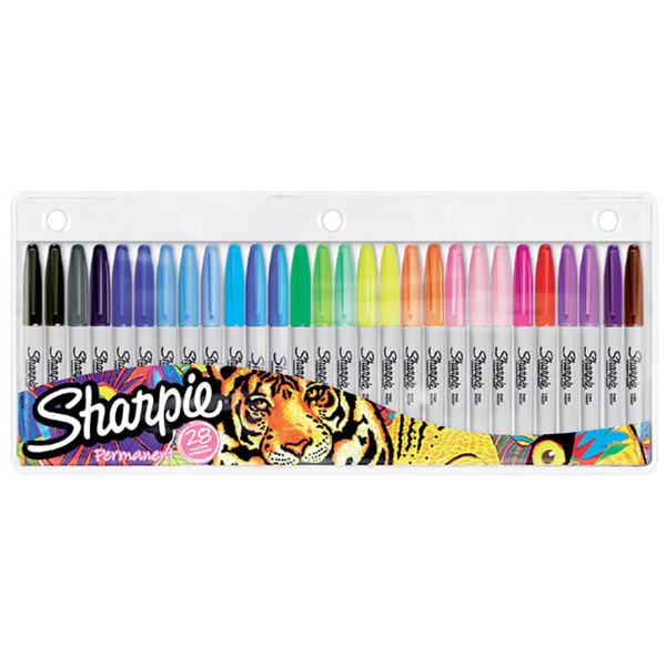 viltstift Sharpie Fine 1.0mm permanent 28 kleuren