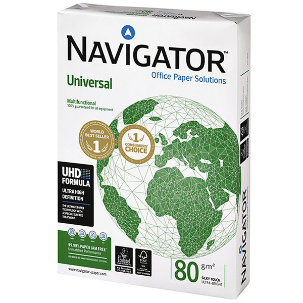 kopieerpapier Navigator Universal A4 80gr 500vel wit