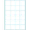 etiket  Herma  24x24mm wit             768stuks